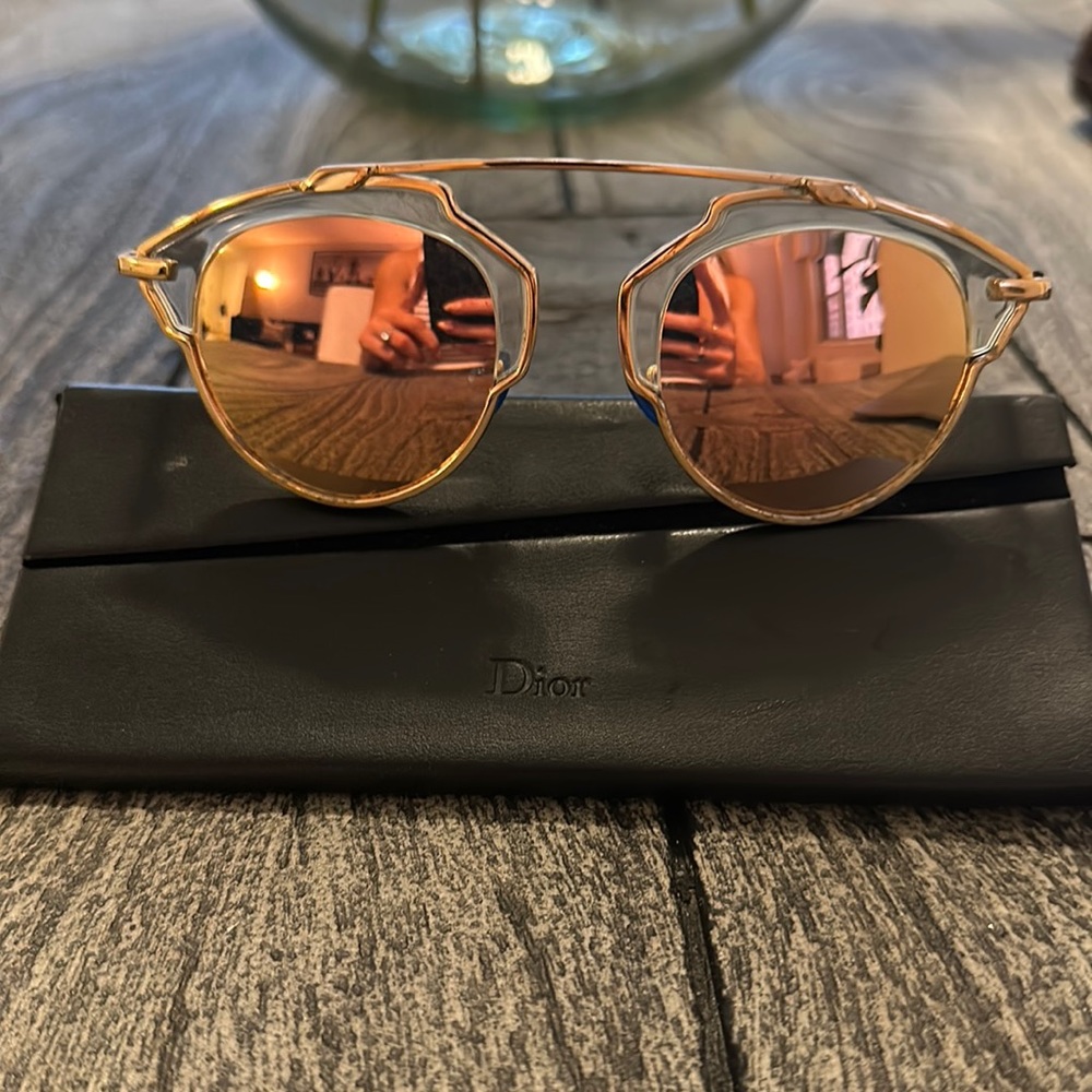 Christian Dior Rose Gold So Real Aviator